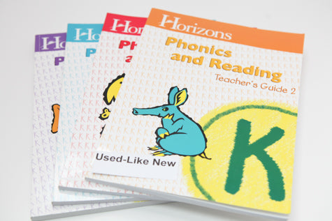 Horizons Kindergarten Phonics & Reading Teacher's Guide SET (Used-Like New) - Little Green Schoolhouse Books