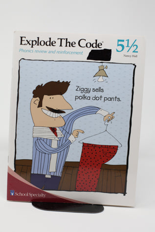 Explode the Code, Book 5 1/2 (1st edition) (Used-Like New) - Little Green Schoolhouse Books