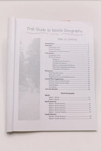 Trail Guide to World Geography-  A Teacher's Manual (Used) - Little Green Schoolhouse Books