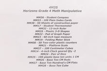 Load image into Gallery viewer, Horizons Grade 4 Math Manipulatives (Used-Like new) - Little Green Schoolhouse Books