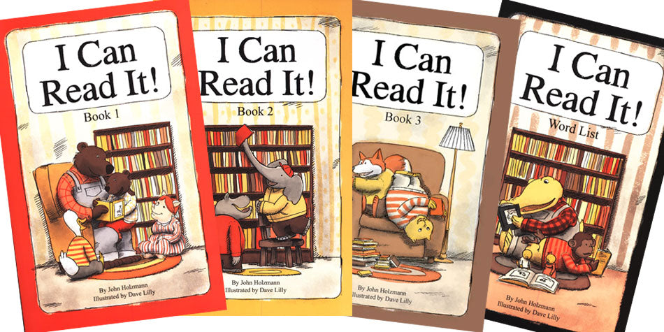 I Can Read It! Books 1, 2, 3, & Word List (Used) - Little Green Schoolhouse Books