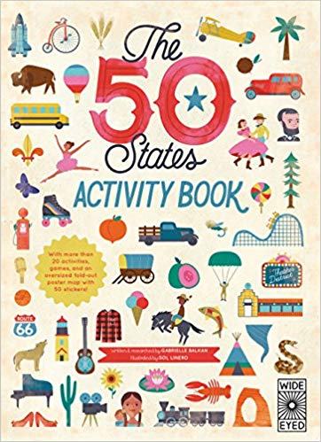 The 50 States Activity Book by Balkan/Linero (used) - Little Green Schoolhouse Books