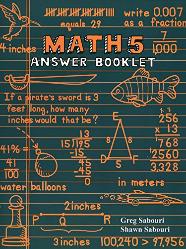 Teaching Textbooks Math 5 Answer Booklet 2.0 (Used - Like New) - Little Green Schoolhouse Books