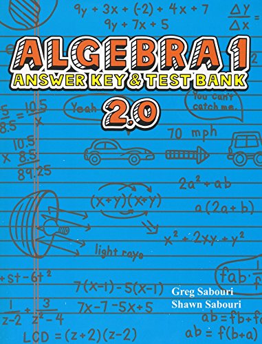 Teaching Textbooks Algebra 1 Answer Key and Test Bank 2.0 (Used) - Little Green Schoolhouse Books