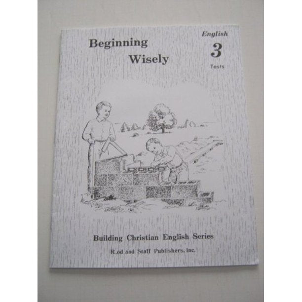 Beginning Wisely English 3 Tests