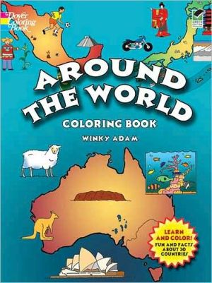 Around the World Coloring Book (Dover History Coloring Book) (Used-Like New)