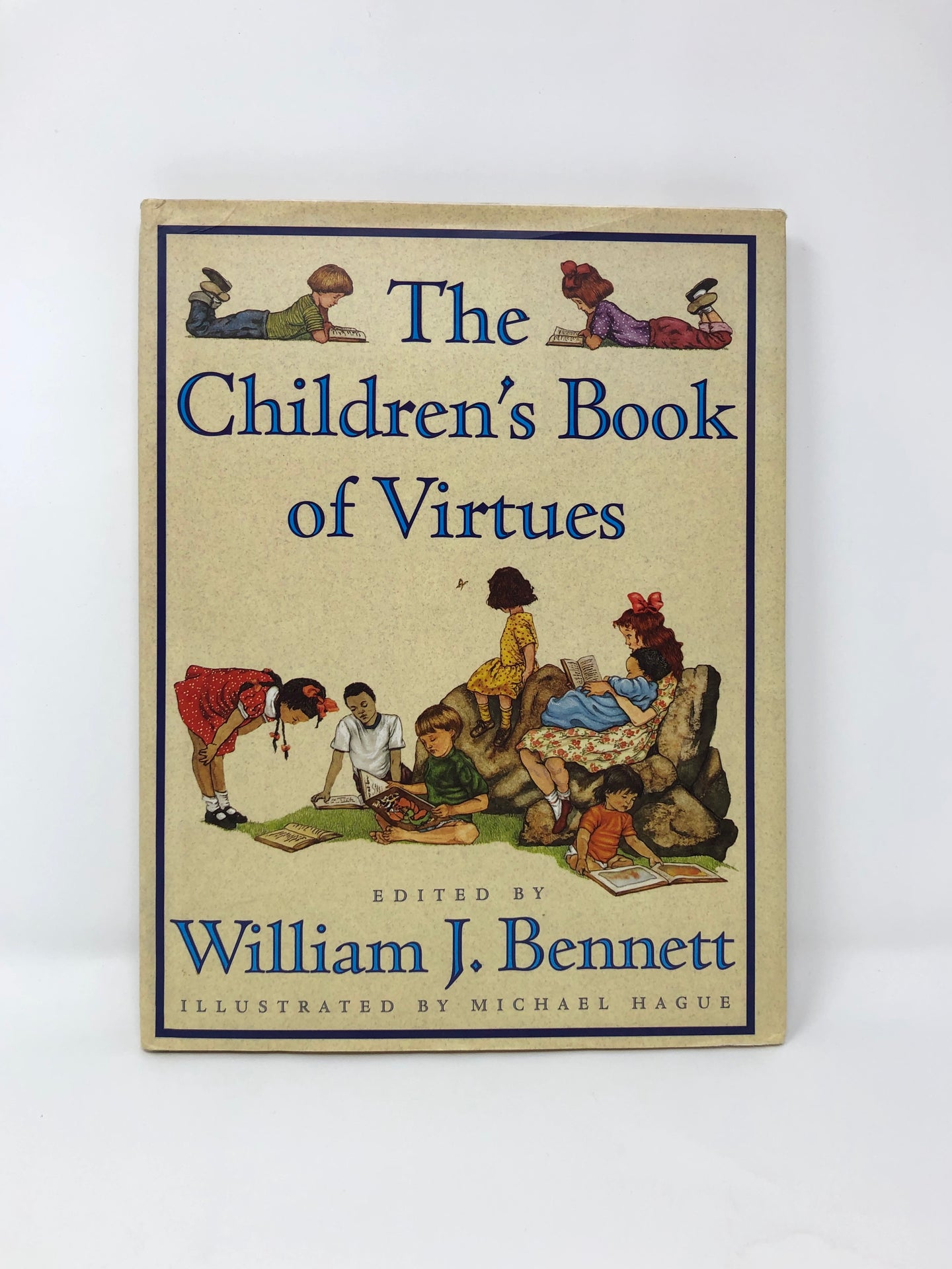 The Children's Book of Virtues-William J. Bennett (hardcover) (Used-Good) - Little Green Schoolhouse Books