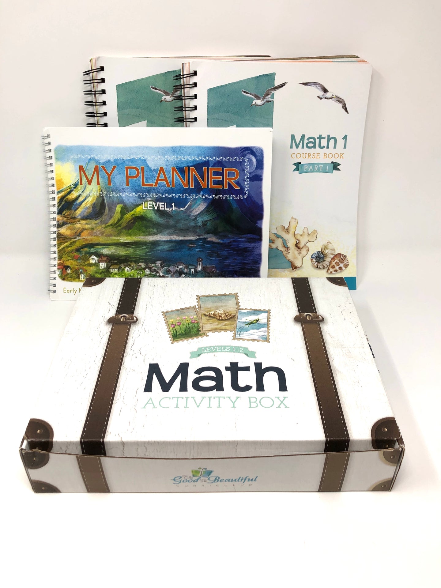 Math Course Set-Level 1- Parts 1&2- The Good and the Beautiful (Used-Like New) - Little Green Schoolhouse Books