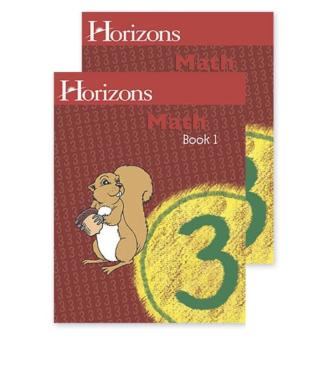 Horizons Math 3rd Grade Student books 1 & 2 (New) - Little Green Schoolhouse Books