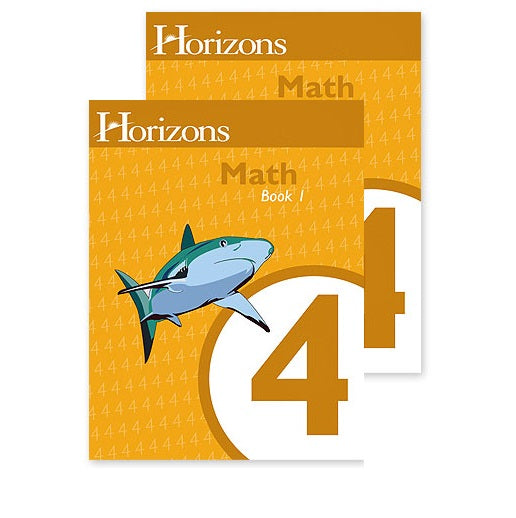 Horizons Math 4th Grade Student books 1 & 2 (New) - Little Green Schoolhouse Books