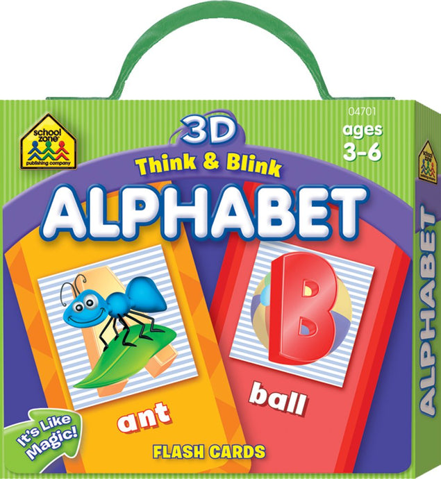 Think and Blink Alphabet Flash Cards (Used) - Little Green Schoolhouse Books