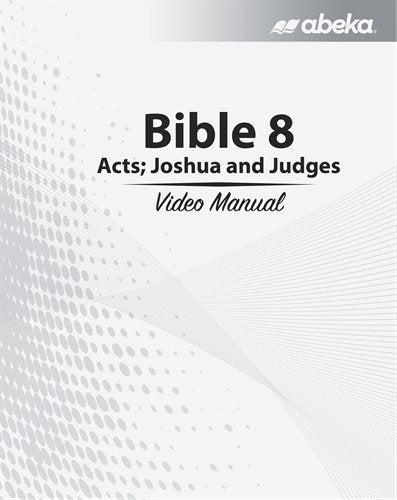 Abeka Bible 8 video manual (used-like new) - Little Green Schoolhouse Books