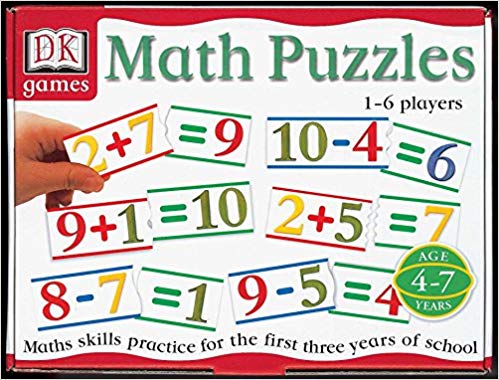 DK games- Math Puzzles (Addition and Subtraction) (used-like new) - Little Green Schoolhouse Books