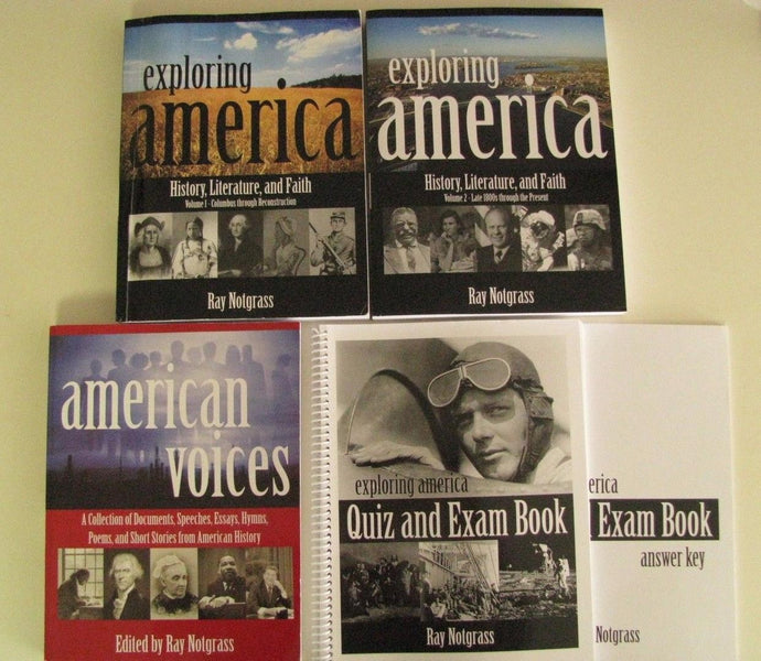 Exploring America- Notgrass Curriculum Package (bargain basement) - Little Green Schoolhouse Books