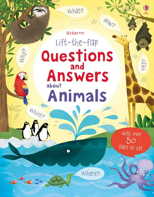 Lift-the-flap Questions and Answers about Animals - Usborne (Used-Like New)