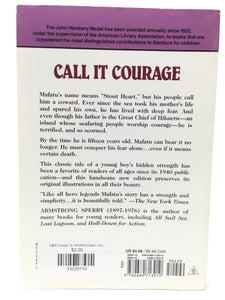 Call It Courage - by: Armstrong Sperry (Used-worn/acceptable) - Little Green Schoolhouse Books