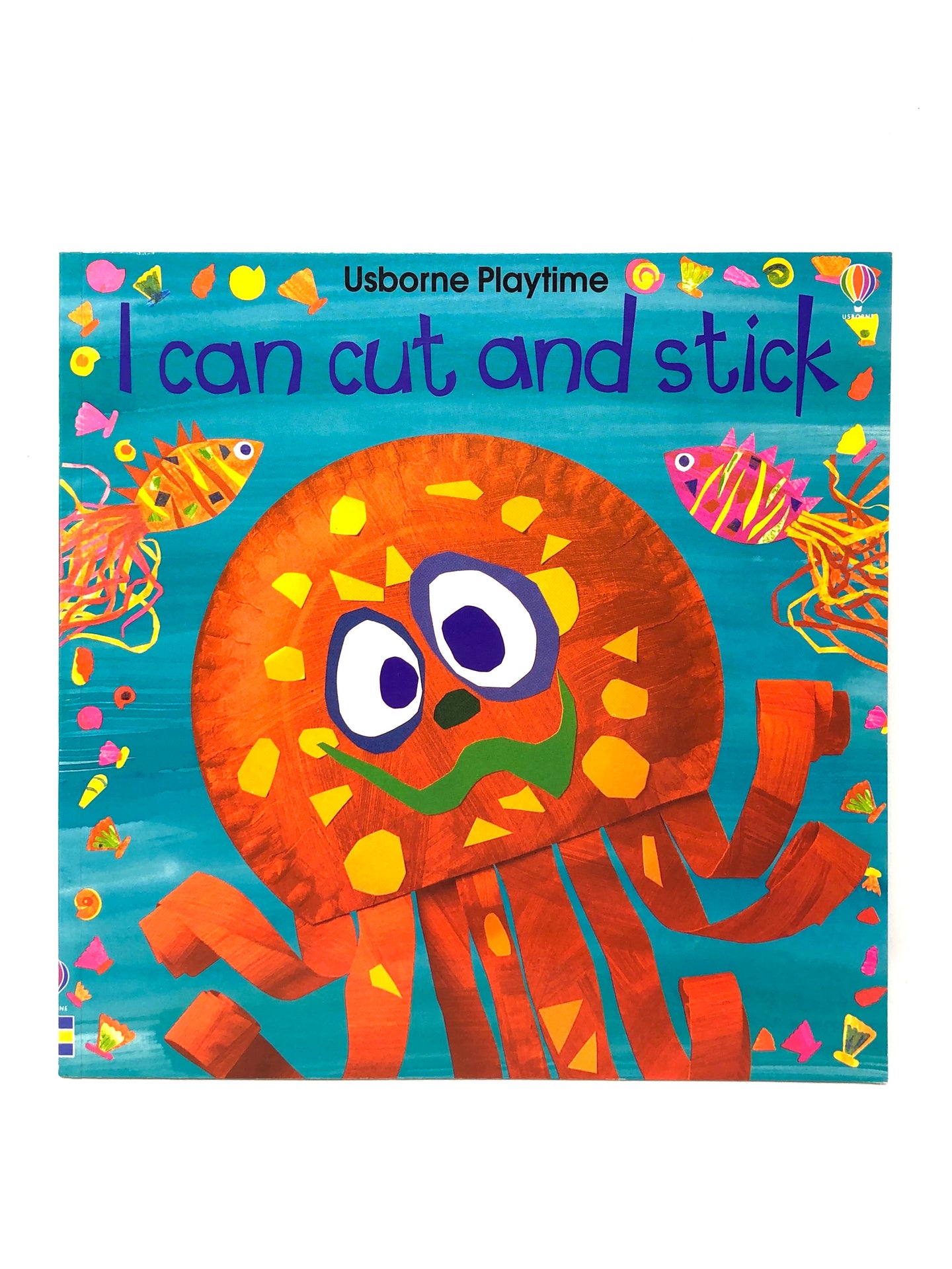 I Can Cut and Stick-Usborne Playtime (Used-Like New) - Little Green Schoolhouse Books