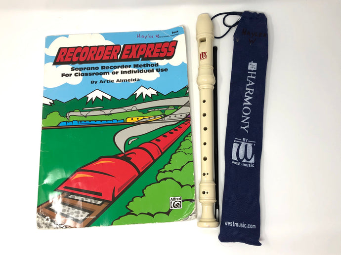 Recorder Express: Soprano Recorder Method for Classroom or Individual Use with Recorder - Artie Almeida