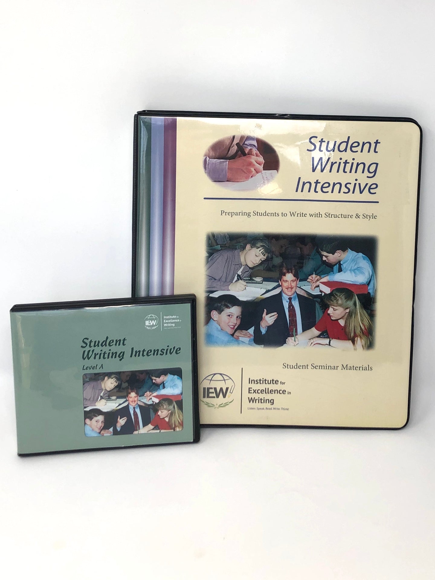 Student Writing Intensive (SWI) Level A - IEW - Student Seminar Materials& DVDs (Used-Good)