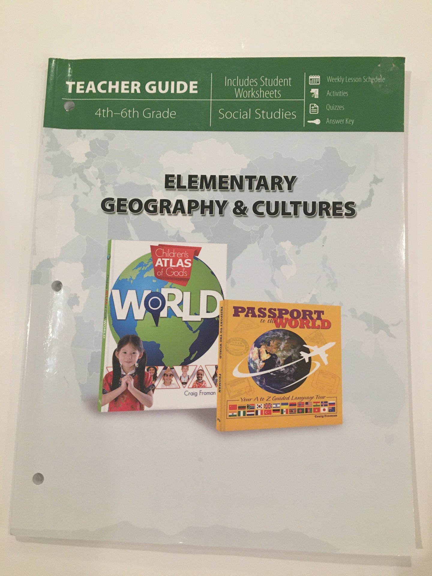 Elementary Geography & Cultures (Worn/Acceptable)