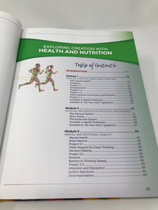 Exploring Creation with Health and Nutrition Student Text (Used-Like New) - Little Green Schoolhouse Books