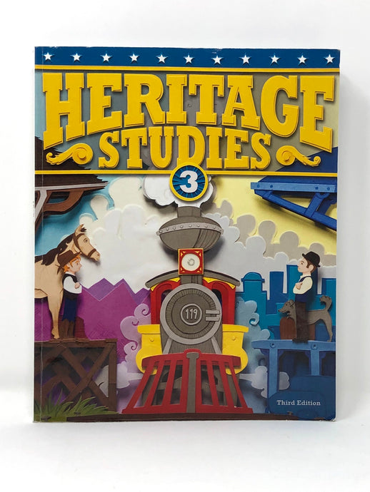 Heritage Studies 3 - BJU Press ( Used-Good) - Little Green Schoolhouse Books