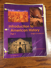 Load image into Gallery viewer, Introduction to American History Part 1 (2008 edition)- Sonlight (Bargain Basement) - Little Green Schoolhouse Books