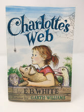 Load image into Gallery viewer, Charlotte&#39;s Web- by E.B. White (used-like new) - Little Green Schoolhouse Books