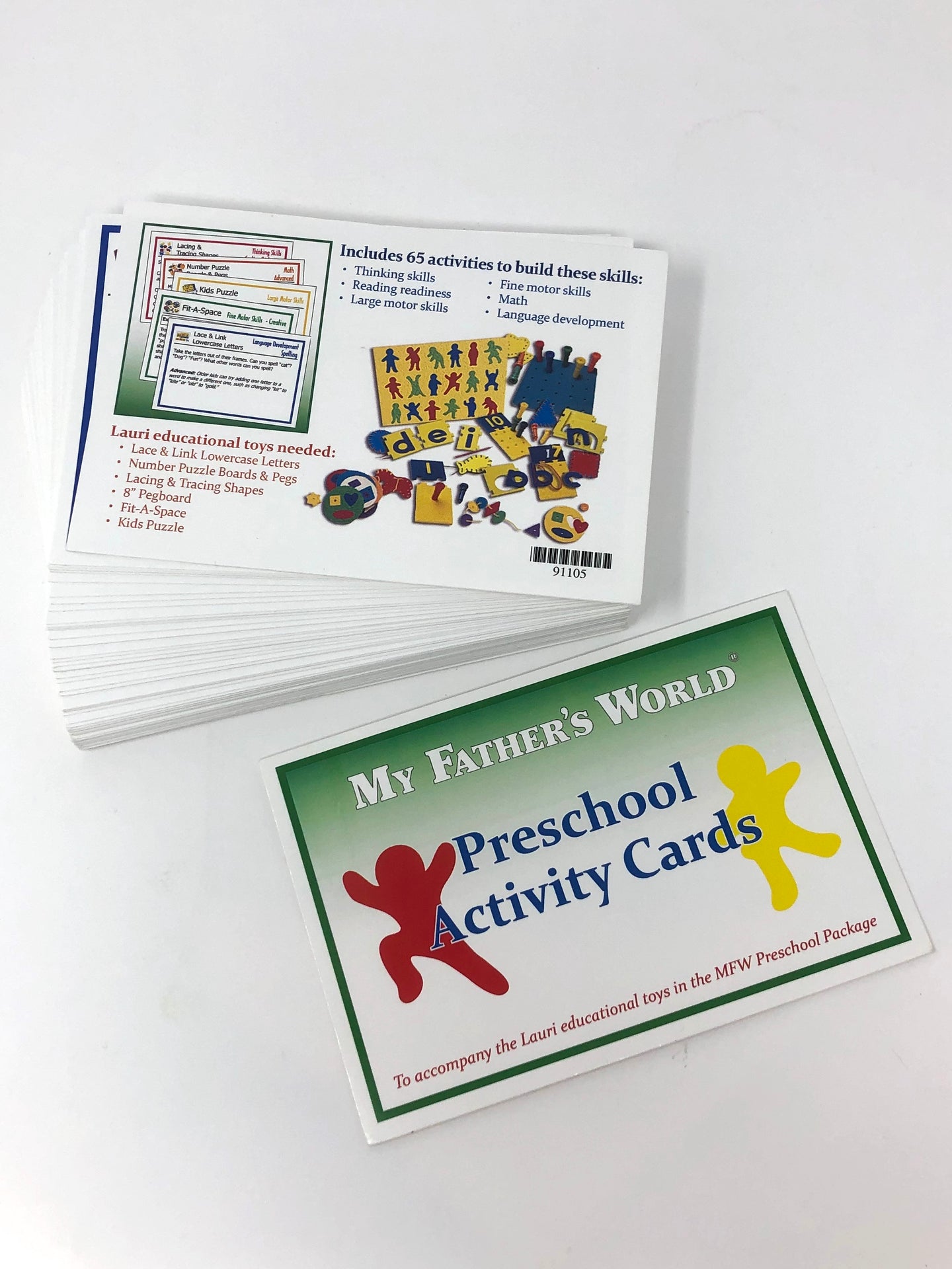 My Father’s World Preschool Activity Cards (Used-Like New) - Little Green Schoolhouse Books