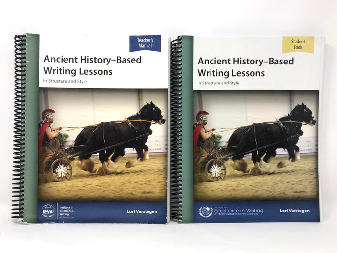 Ancient History-Based Writing Lessons [Teacher/Student Combo]-IEW (Used-Good)