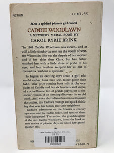 Caddie Woodlawn by Carol Ryrie Brink- older edition (Used- Worn/Acceptable) - Little Green Schoolhouse Books