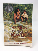 Load image into Gallery viewer, The Sign of the Beaver- by Elizabeth George Speare (used-good) - Little Green Schoolhouse Books