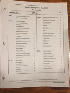 Eastern Hemisphere Core 5 -Sonlight (2010 edition) (Bargain Basement) - Little Green Schoolhouse Books