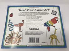 Load image into Gallery viewer, Hand-Print Animal Art (Used - Good) - Little Green Schoolhouse Books