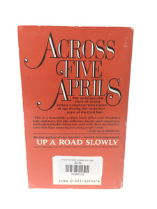 Across Five Aprils - by Irene Hunt (Used - Worn/Acceptable) - Little Green Schoolhouse Books