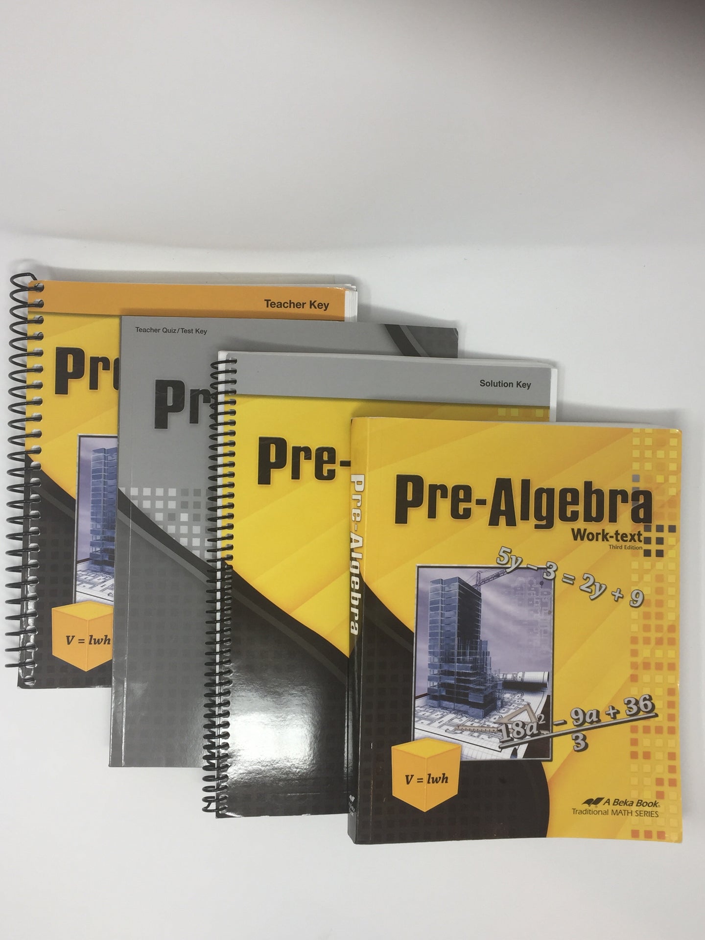 Pre-Algebra Set - Abeka 3rd Edtion (Used—Like New) - Little Green Schoolhouse Books