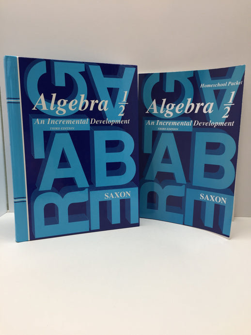 Saxon Algebra 1/2 Homeschool Kit (3rd Edition) (Used-Like New) - Little Green Schoolhouse Books