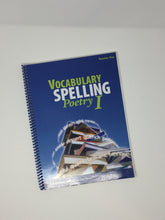 Load image into Gallery viewer, Vocabulary Spelling Poetry 1 -  Teacher Key/ Poetry CD (5th Edition) - Abeka (Used-Good) - Little Green Schoolhouse Books