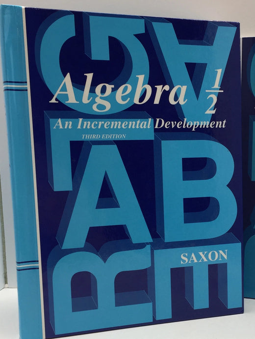 Saxon Algebra 1/2 Student Book(3rd Edition) (Used-Good) - Little Green Schoolhouse Books