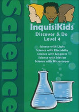 Load image into Gallery viewer, InquisiKids Discover &amp; Do Science Level 4 DVD (used) - Little Green Schoolhouse Books