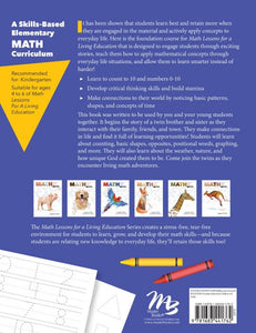 Math: Lessons for a Living Education: Level  K (New) - Little Green Schoolhouse Books