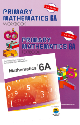 Singapore Mathematics 6A Package- My Father's World (used-Like New) - Little Green Schoolhouse Books