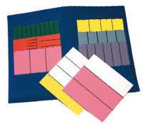 Math U See Fraction Overlay Kit (Used-Worn/Acceptable) - Little Green Schoolhouse Books