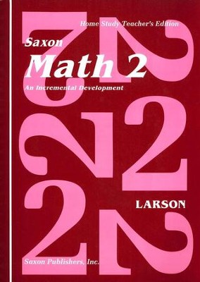 Saxon Math 2, Home Study Teacher's Edition (used-good) - Little Green Schoolhouse Books