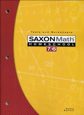 Saxon Math 7/6, 4th Edition, Tests and Worksheets (Used-Good) - Little Green Schoolhouse Books