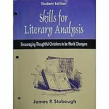 Skills for Literary Analysis- Encouraging Thoughtful Christians to be World Changers-Set (Bargain Basement) - Little Green Schoolhouse Books