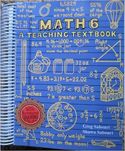 Load image into Gallery viewer, Math 6-Teaching Textbook and Answer Booklet (used) - Little Green Schoolhouse Books