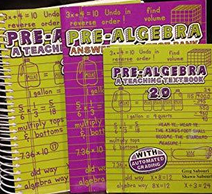 Pre-Algebra 2.0 Teaching Textbook kit (used) - Little Green Schoolhouse Books